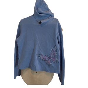 Genuine Girl Osh Kosh embellished butterfly hood 8 10 Vintage 1990s